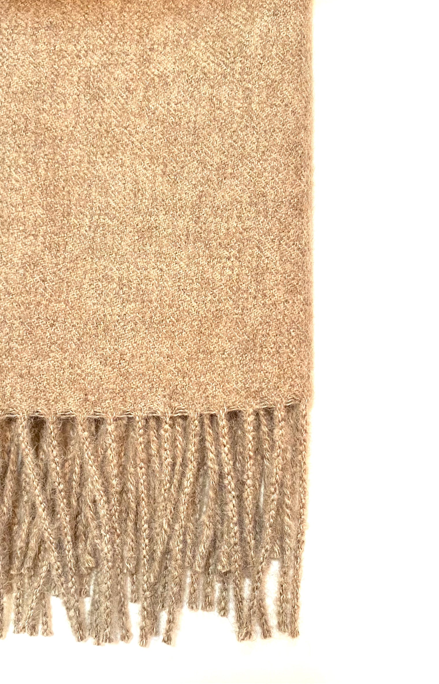 Solid Weave Brushed Scarf