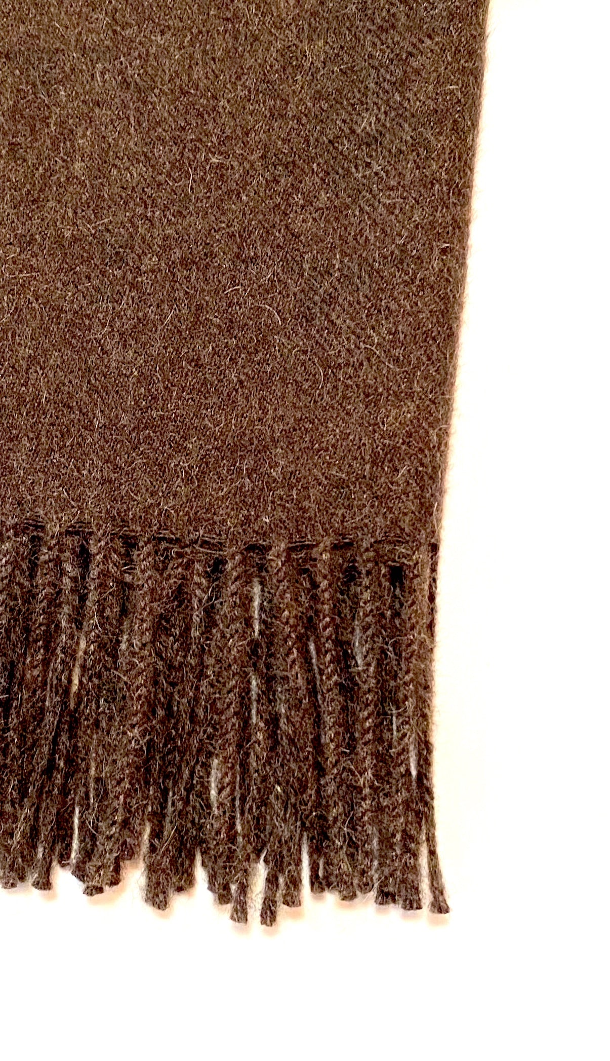 Solid Weave Brushed Scarf
