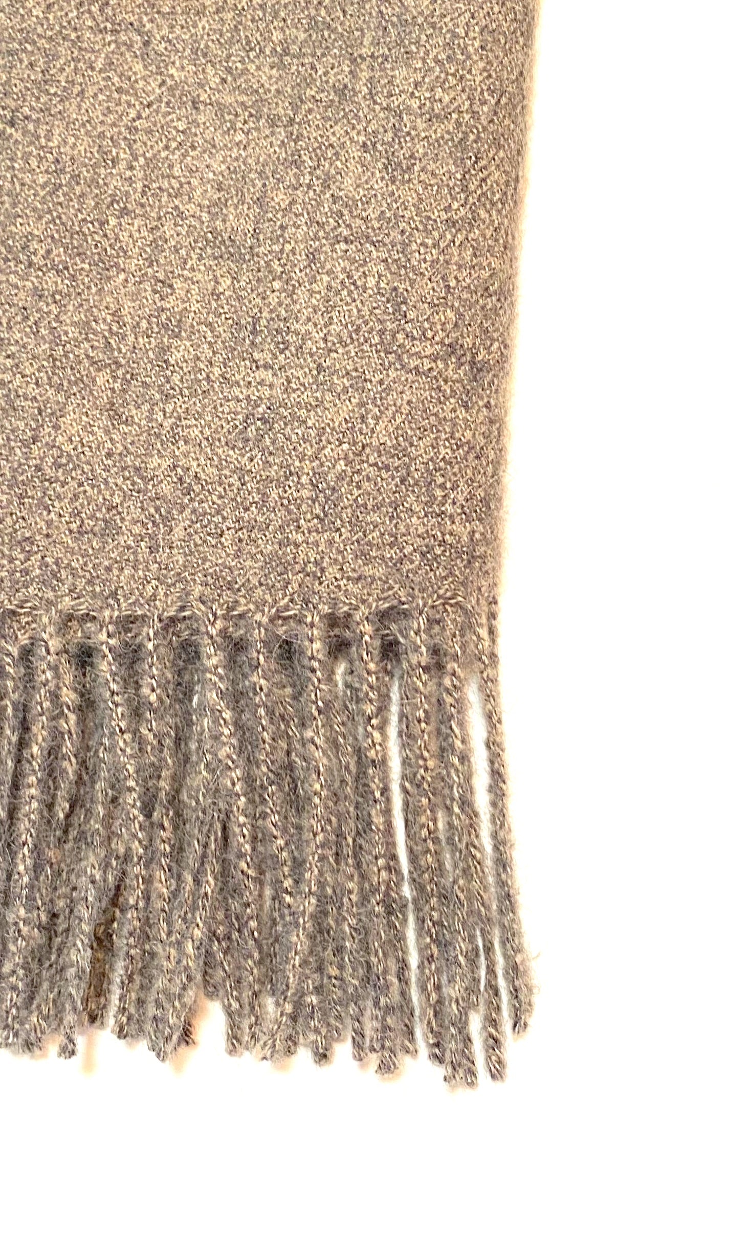 Solid Weave Brushed Scarf