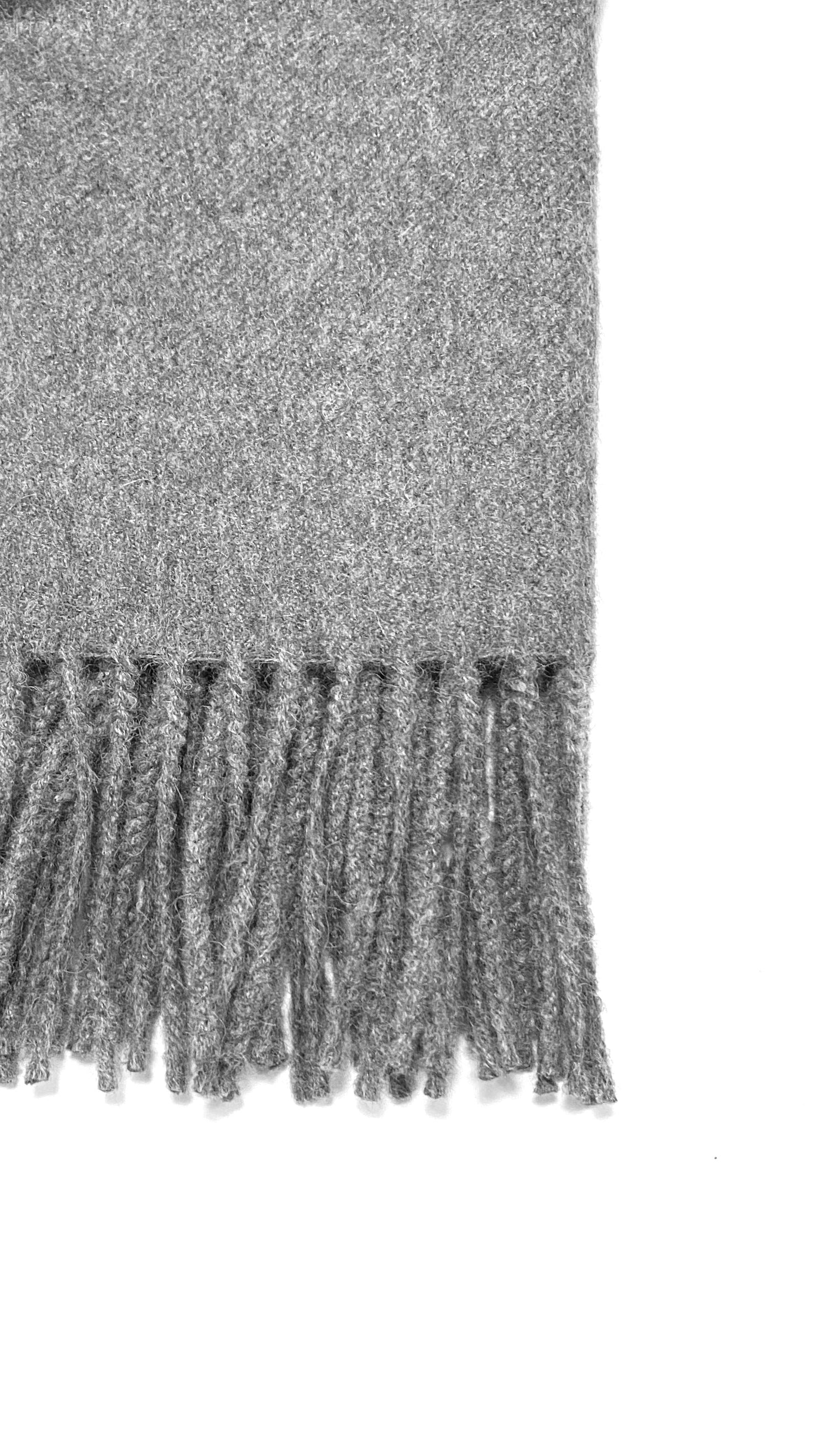 Solid Weave Brushed Scarf