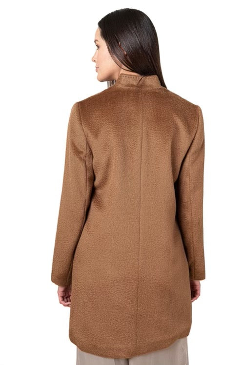 V-Neck Suri Alpaca Coat