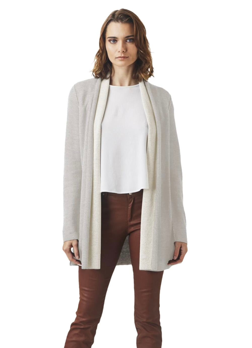 Ladies' Alpaca/Cotton Cardigan Sweater
