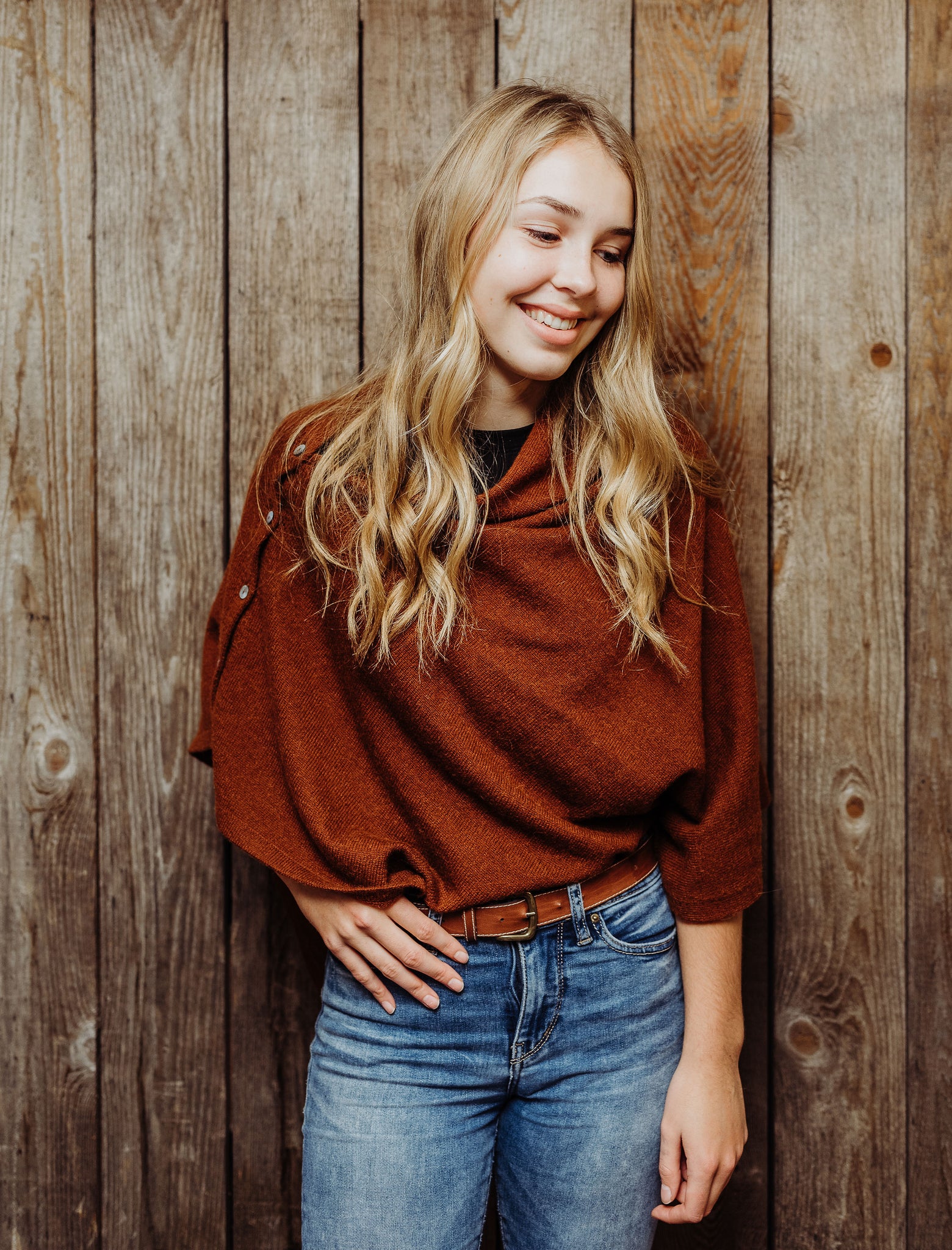 Kensington Prairie Signature Royal Alpaca Poncho