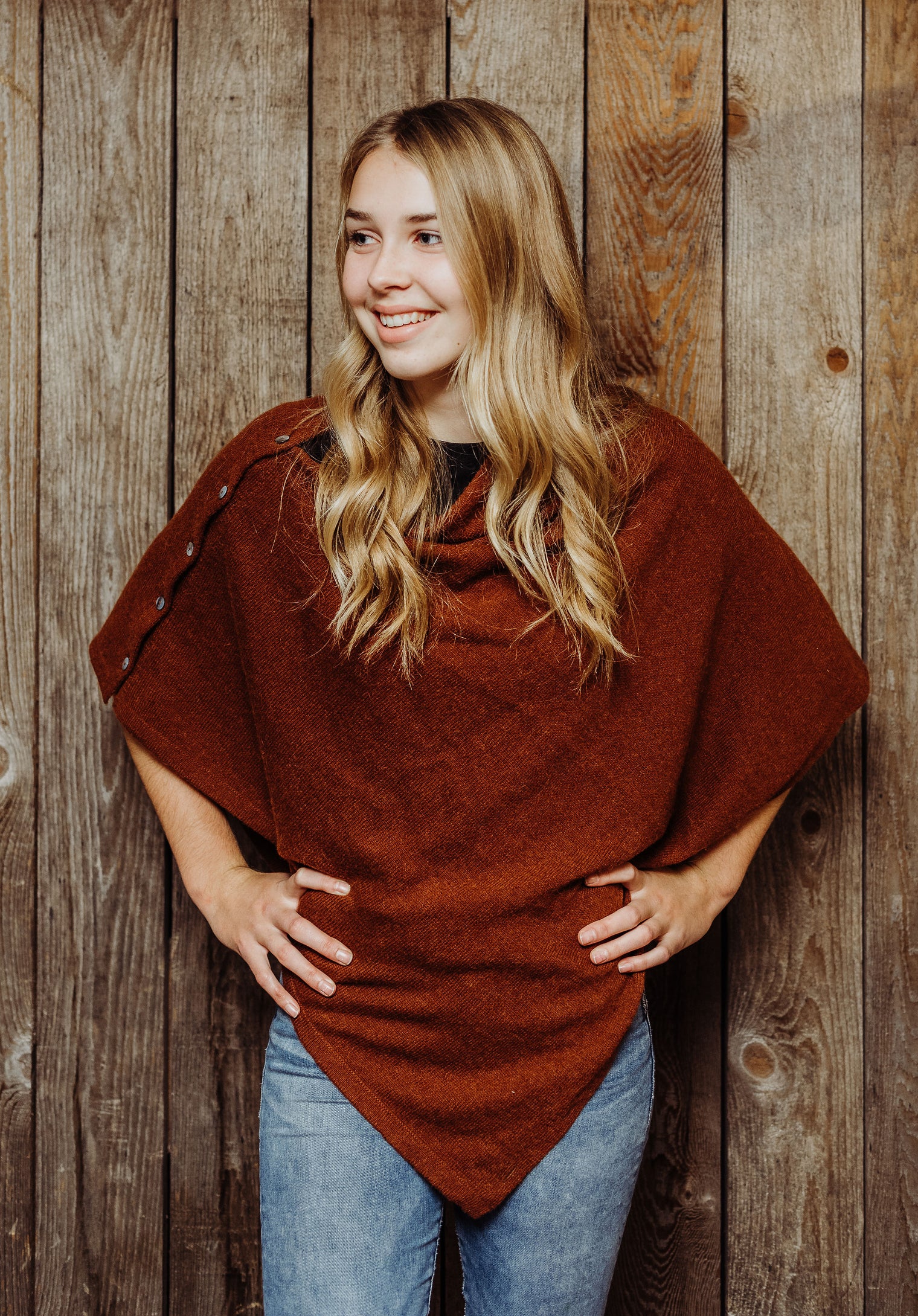 'Signature' Royal Baby Alpaca Poncho