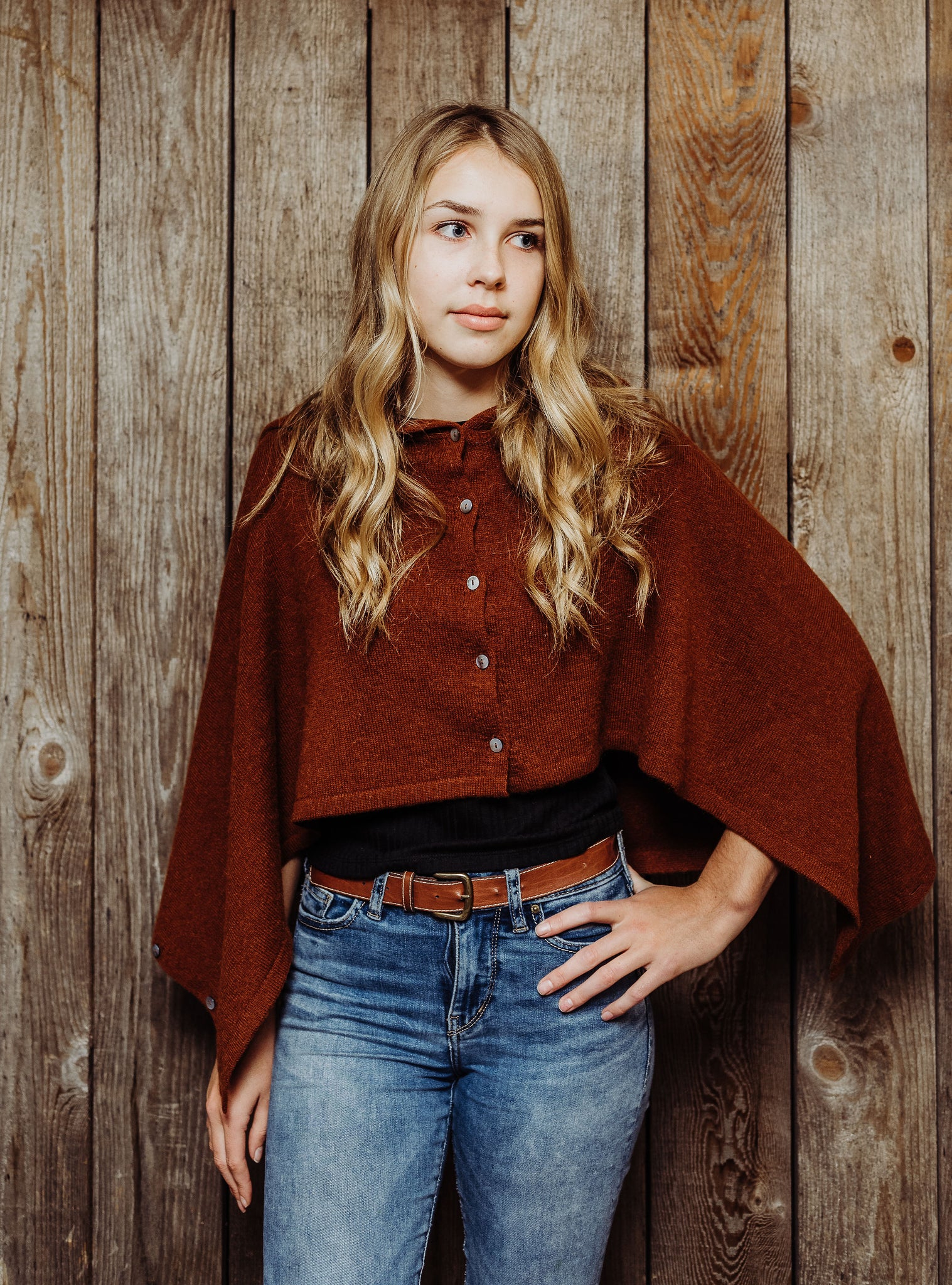 Kensington Prairie Signature Royal Alpaca Poncho