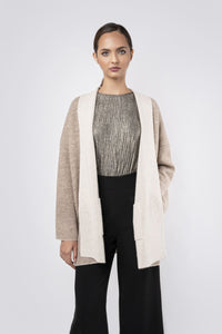 Reversible Alpaca Cardigan