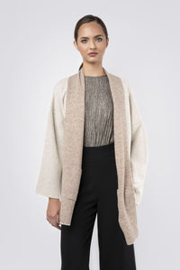 Reversible Alpaca Cardigan