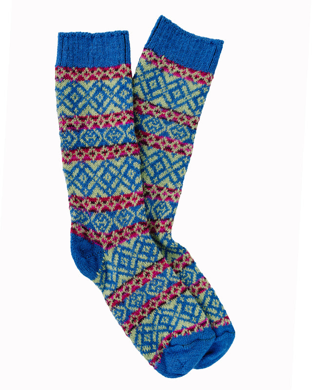 Jacquard Alpaca Socks