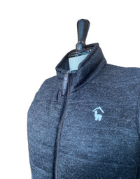 Women's Charcoal Quilted Cloud Vest