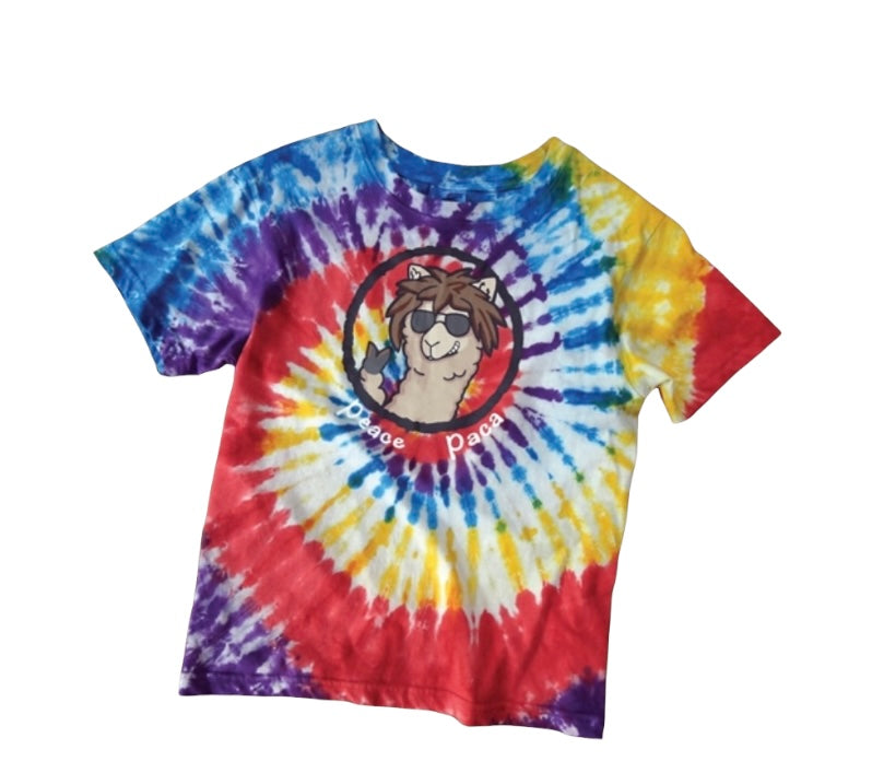 Kid's Peace Paca Tie Dye T-Shirt