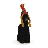 5.5" Felted Huacaya Standing Alpacas