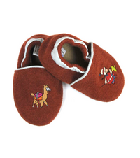 Baby Paca Slippers Boiled Alpaca